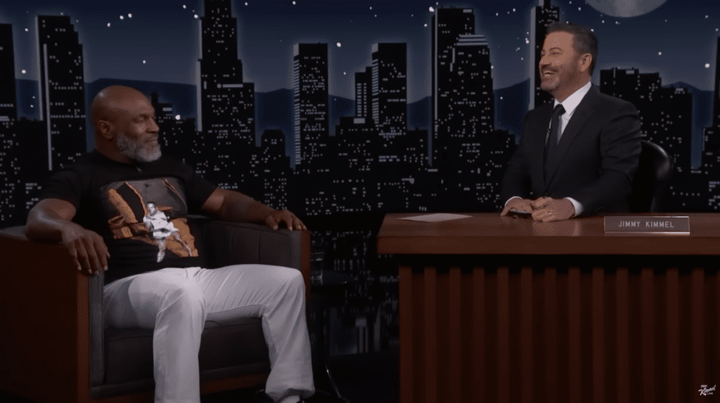 Mike Tyson and Jimmy Kimmel
